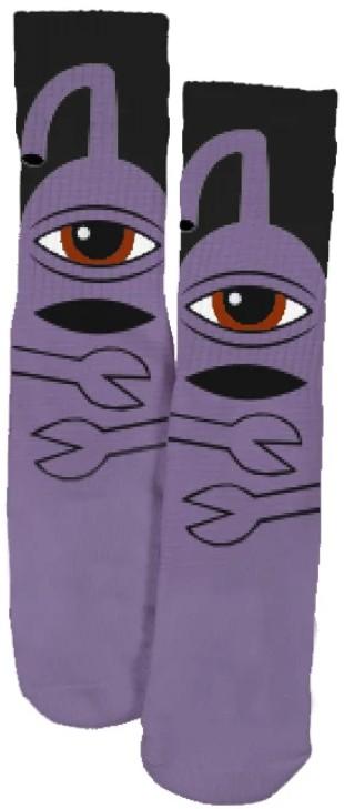 TOY MACHINE SECT HUG SOCKS PURPLE