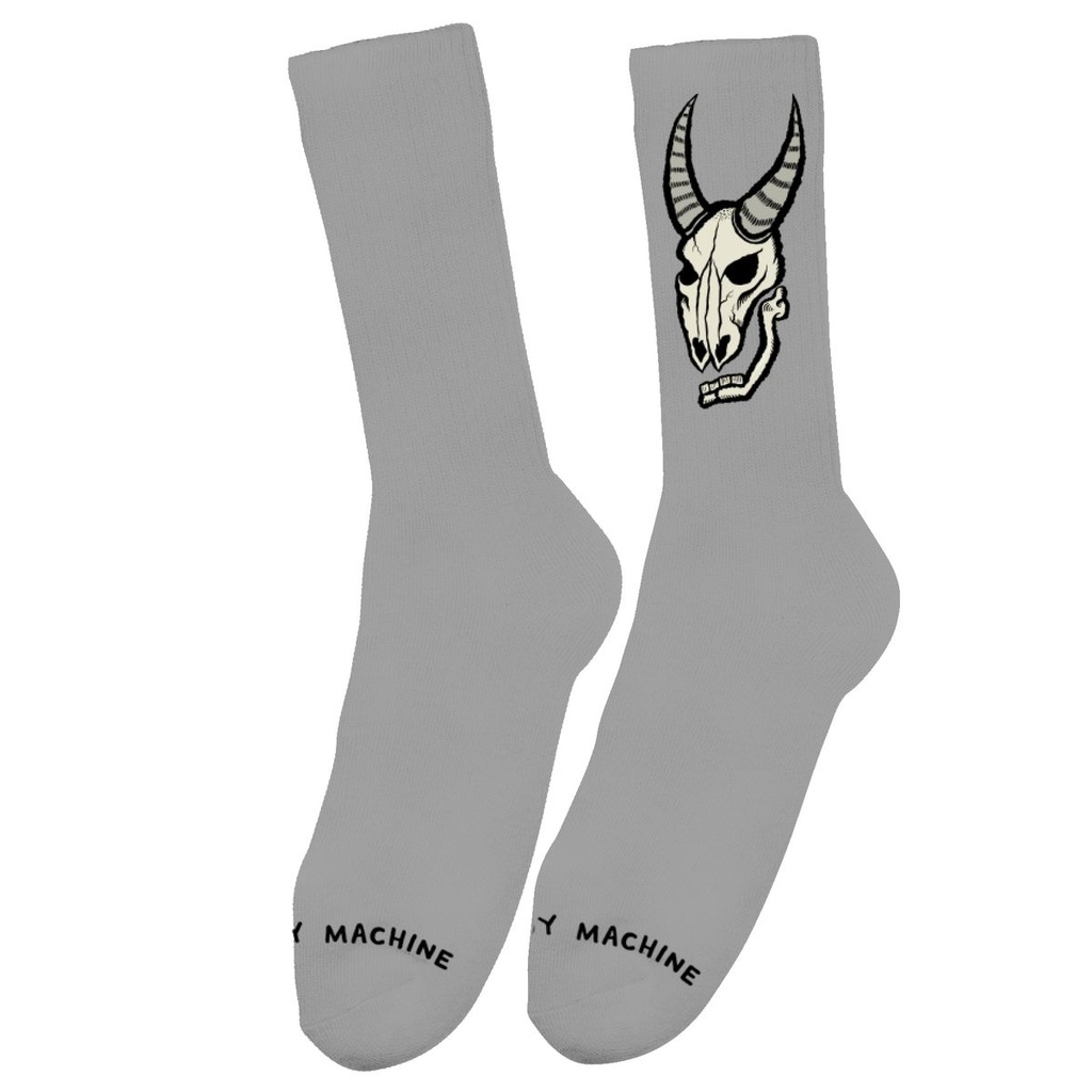 TOY MACHINE HEAVY METAL SOCKS GREY