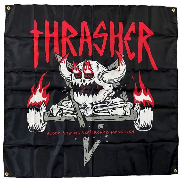 TOY MACHINE X THRASHER MONSTER-GRAM BANNER