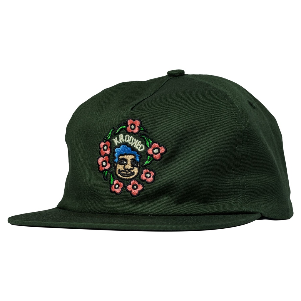 KROOKED SWEATPANTS REDUX SNAPBACK HAT OLIVE