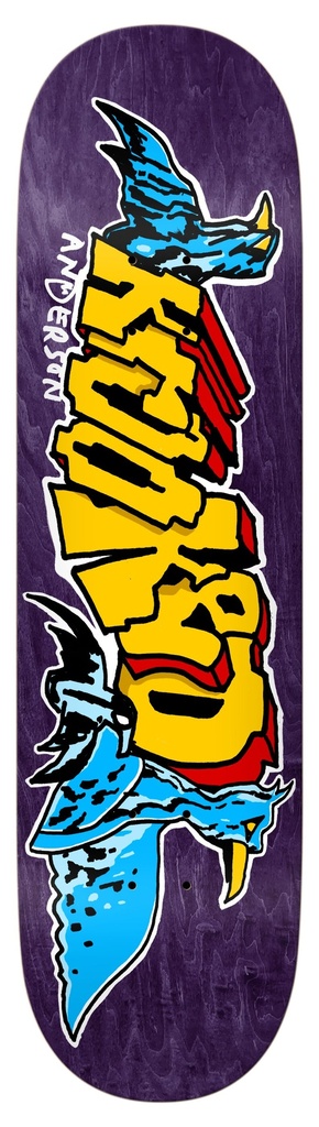 KROOKED MANDERSON RAPTORS DECK 8.38