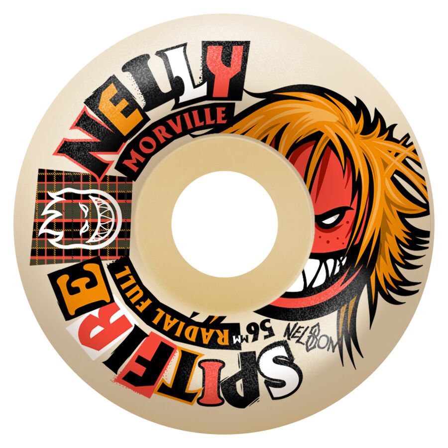 SPITFIRE FORMULA FOUR NELLY MORVILLE ROUGH CUT RADIAL FULL 56MM 99D (Set of 4)