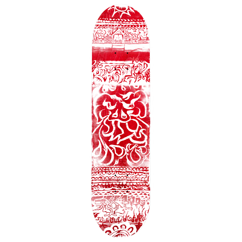 GX1000 TEAM FLASHBACK WHITE DECK 8.37