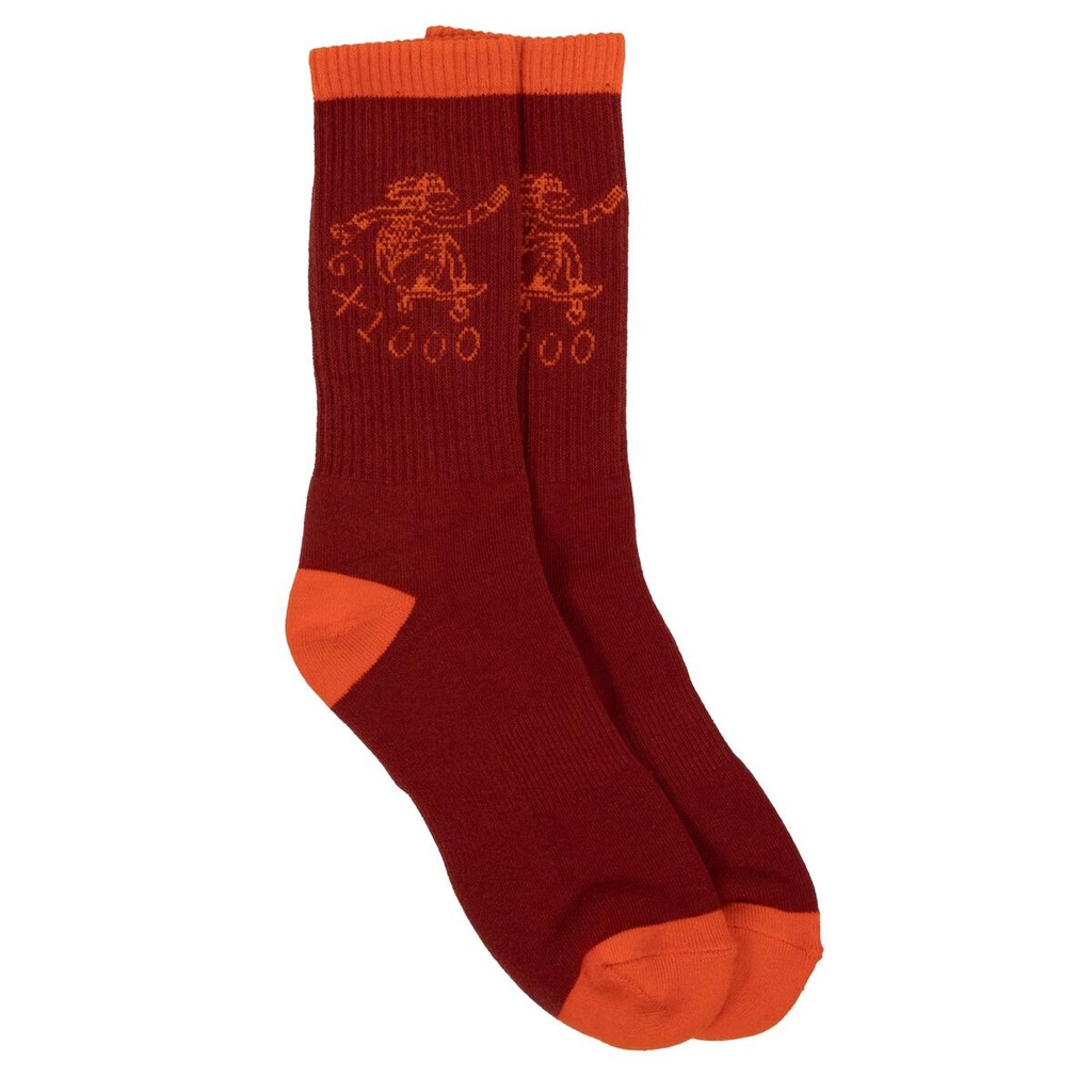 GX1000 KOWABUNGA SOCKS RED