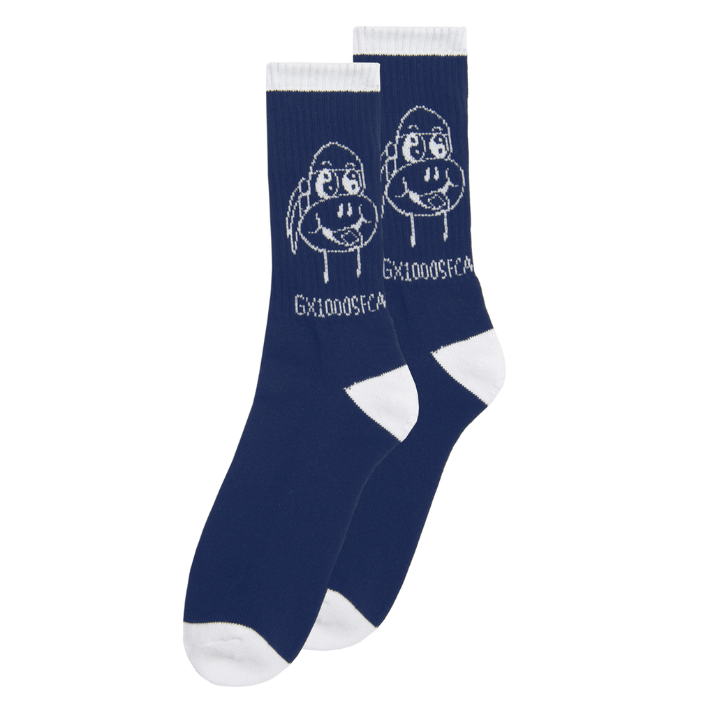 GX1000 ACID SOCKS NAVY