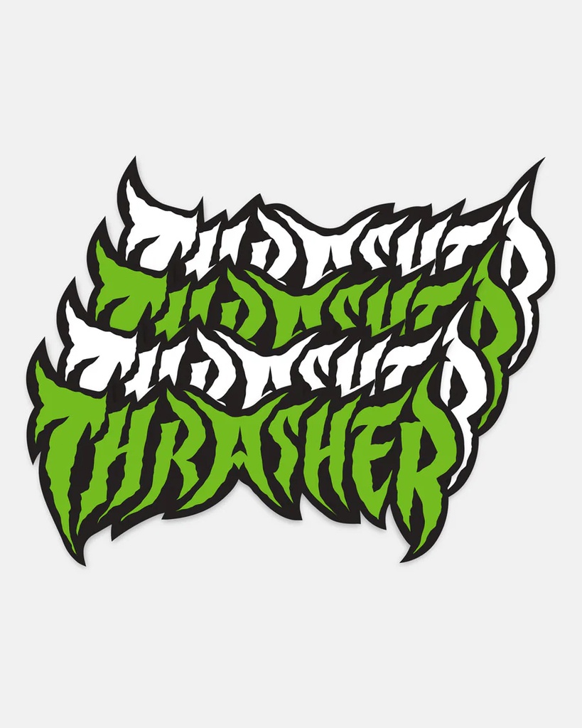 THRASHER METAL STICKER
