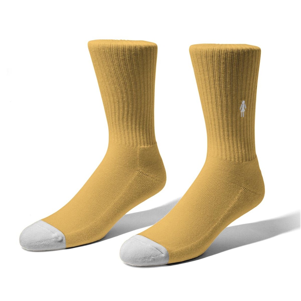 GIRL OG SOCKS MUSTARD