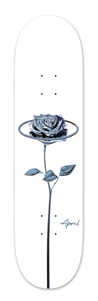 APRIL TEAM CHROME ROSE DECK 8.50