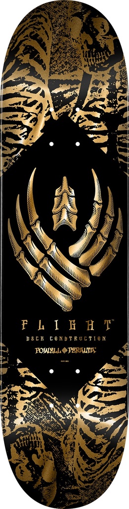 POWELL TEAM SKELETON GOLD FOIL FLIGHT DECK 8.63