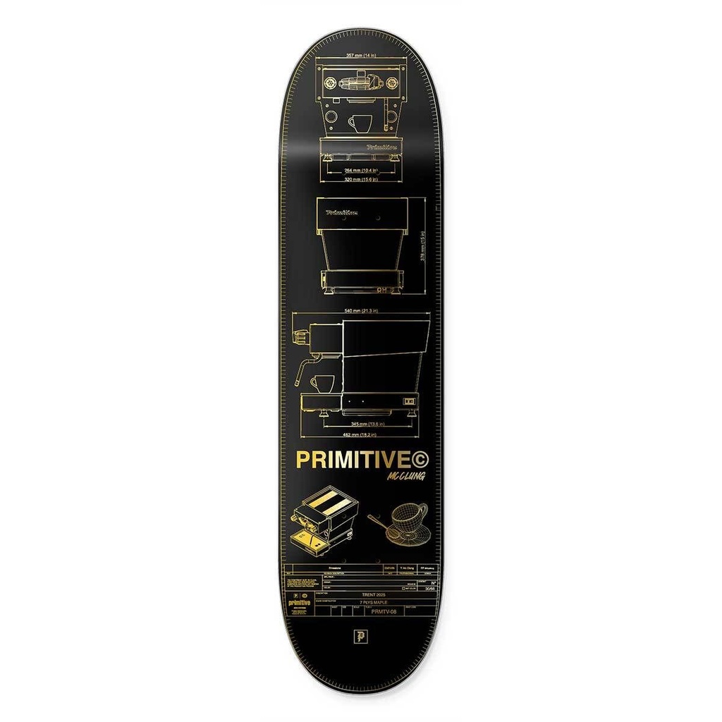 PRIMITIVE MCCLUNG DOUBLE SHOT DECK 8.12