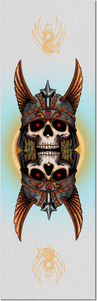 POWELL PERALTA  10.5" X 33" ANDERSON SKULL EGG CLEAR SHEET