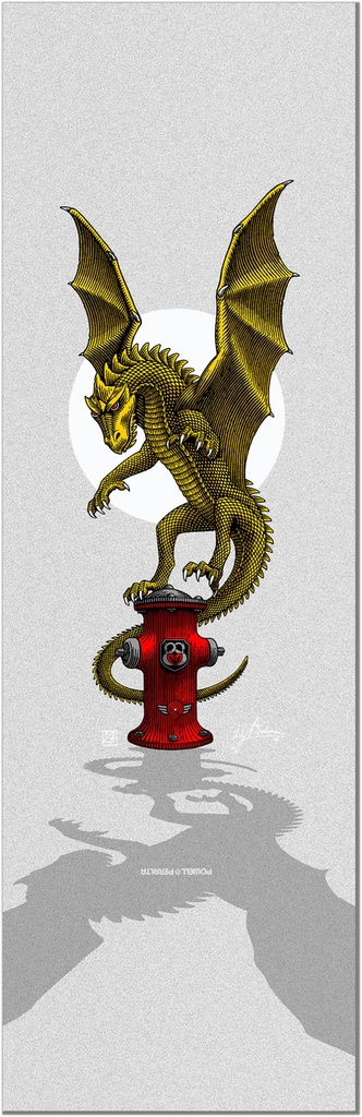 POWELL PERALTA  10.5" X 33" ANDERSON HYDRANT CLEAR SHEET