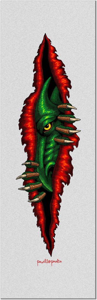 POWELL PERALTA  10.5" X 33" DRAGON PEEKER CLEAR SHEET