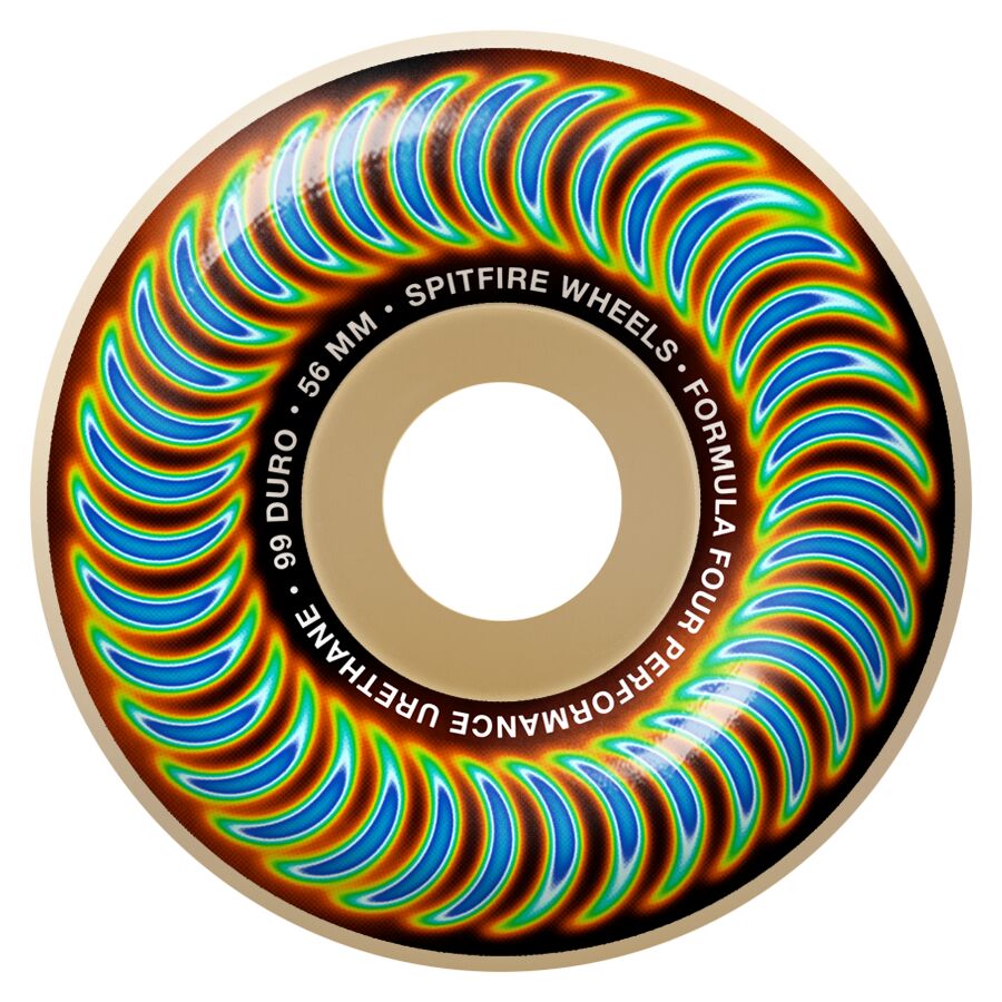 SPITFIRE FORMULA FOUR RADIOACTIVE CLASSIC 56MM 99D (Set of 4)