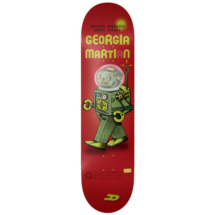 TOY MACHINE GEORGIA MARTIN ROBOT DECK 8.25