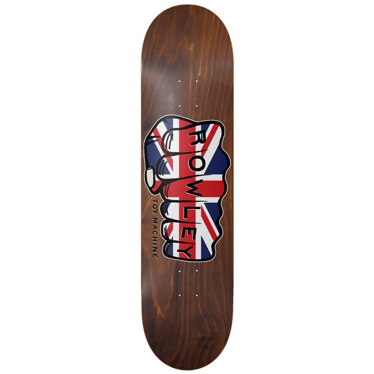TOY MACHINE GEOFF ROWLEY UNION JACK DECK 8.25