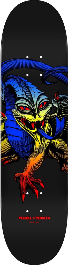 POWELL CABALLERO DRAGON YELLOW FADE DECK 8.25