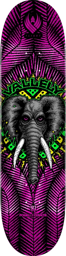 POWELL MIKE VALLELY ELEPHANT PINK FOIL FLIGHT DECK 8.63