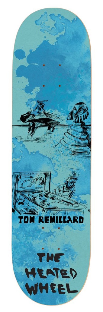 THE HEATED WHEEL TOM REMILLARD PINBALL WIZARD DECK 9.0
