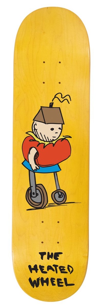 THE HEATED WHEEL TEAM PEOPLE MOVER KIDS DECK 7.5 X 28.5
