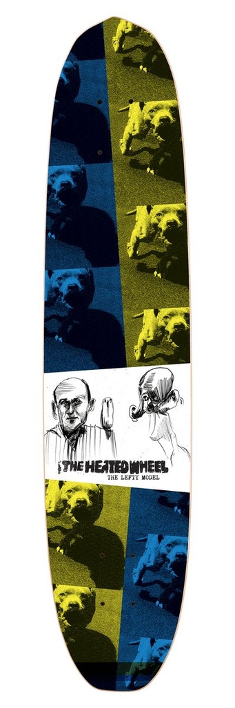 THE HEATED WHEEL LEFTY POLARIZER  DECK 6.00 X 27.50