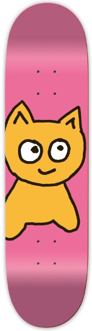 MEOW TEAM BIG CAT PINK MINI DECK 7.00 X 28.25