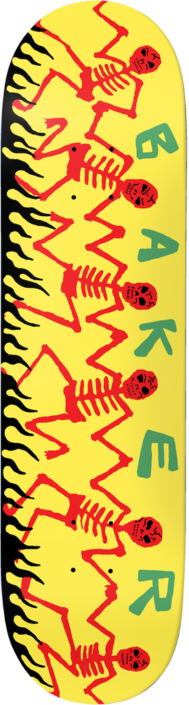 BAKER FIGGY DANCING SKELLIES DECK 8.5