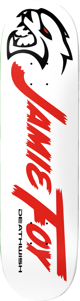 DEATHWISH JAMIE FOY HEMI WHITE DECK 8.5