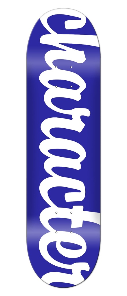 CHARACTER TEAM SCRIPT BLUE/WHITE DECK 8.00