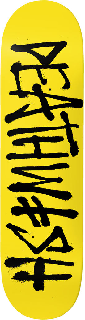 DEATHWISH TEAM OG DEATHSPRAY YELLOW/BLACK DECK 8.0