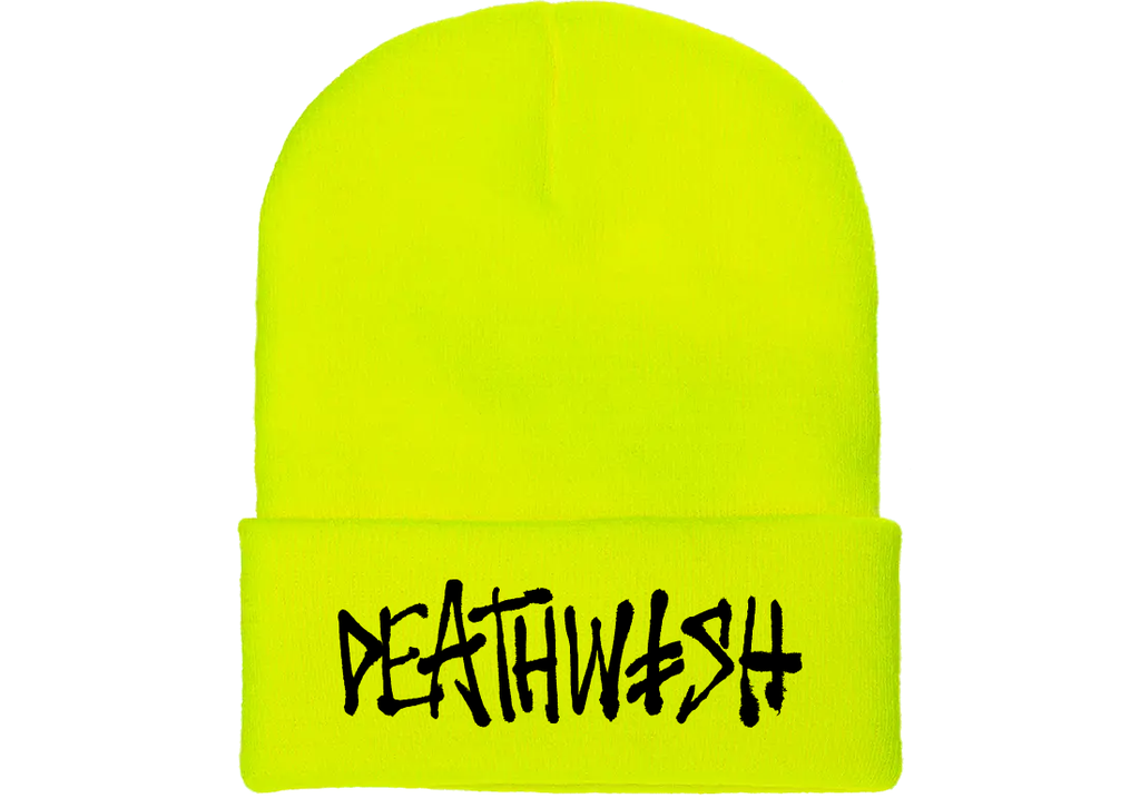 DEATHWISH OG DEATHSPRAY BEANIE SAFETY GREEN