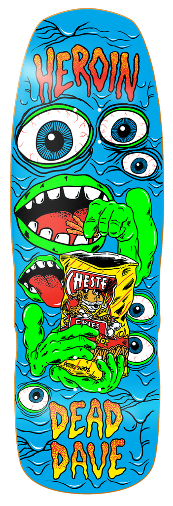 HEROIN DEAD DAVE MUTATE OR DIE SHAPED DECK 10.1