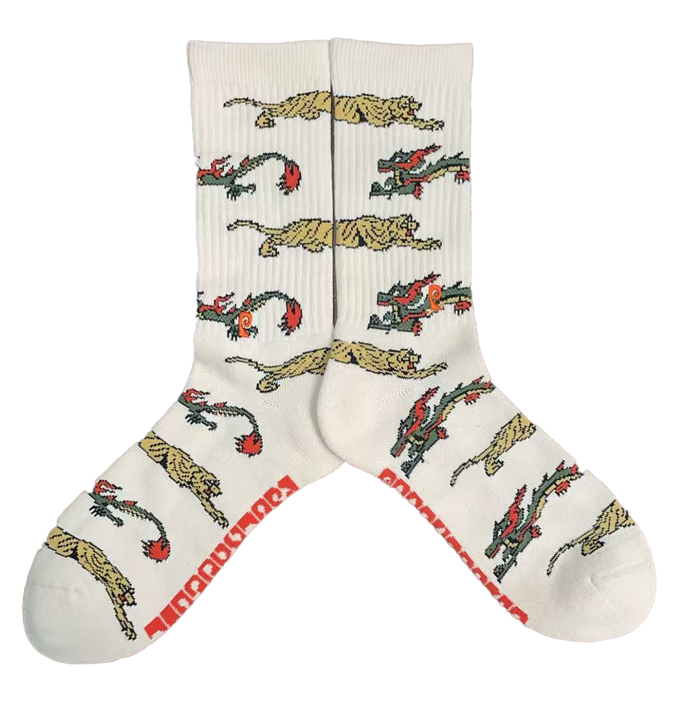 PSOCKADELIC ENTER THE DRAGON SOCKS