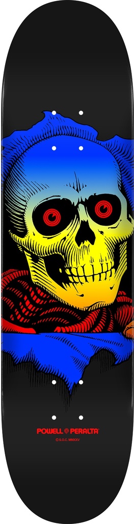 POWELL TEAM RIPPER YELLOW FADE DECK 8.5