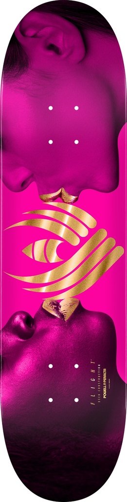 POWELL TEAM KISS PINK/GOLD FLIGHT DECK 8.25