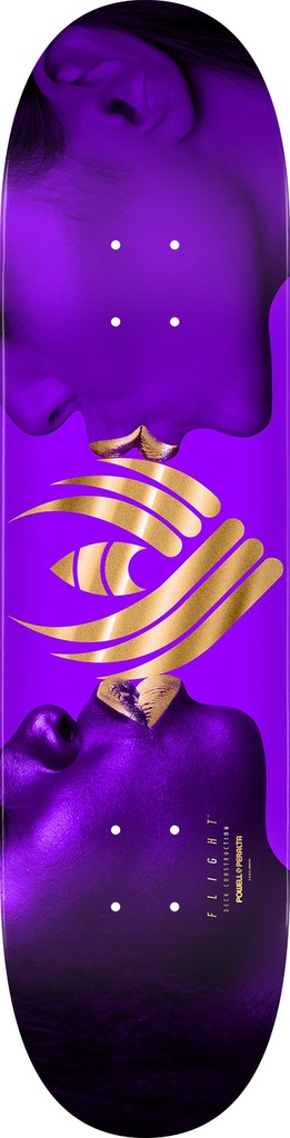 POWELL TEAM KISS PURPLE/GOLD FLIGHT DECK 8.38