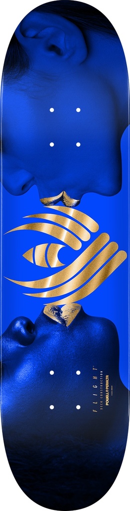 POWELL TEAM KISS BLUE/GOLD FLIGHT DECK 8.63