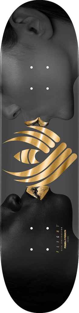 POWELL TEAM KISS GREY/GOLD FLIGHT DECK 9.0