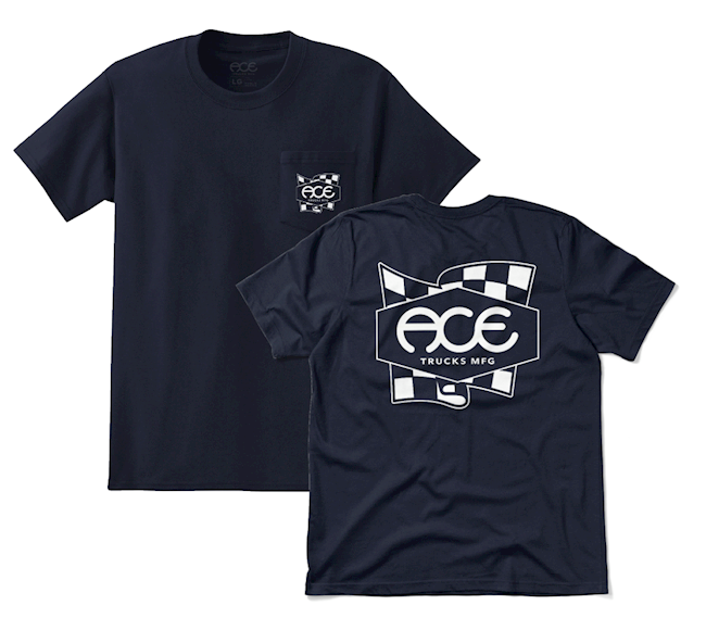 ACE SPEEDWAY NAVY POCKET SS L