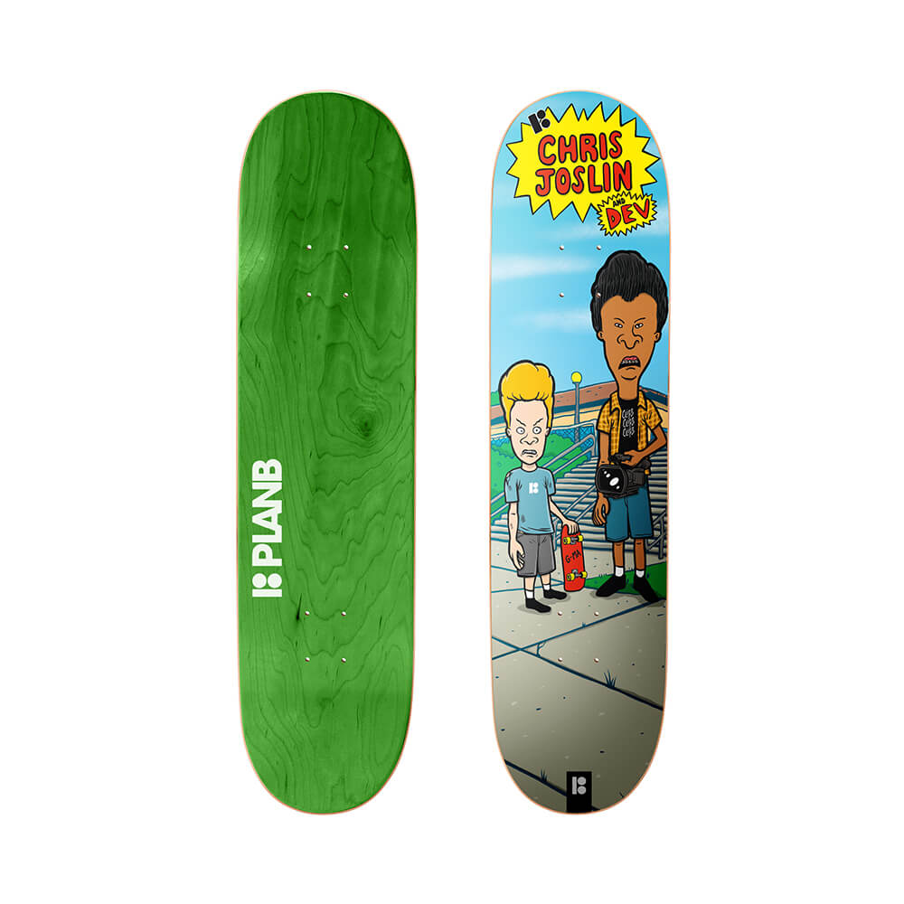 PLAN B JOSLIN JOSLIN & DEV TWIN TAIL DECK 8.375