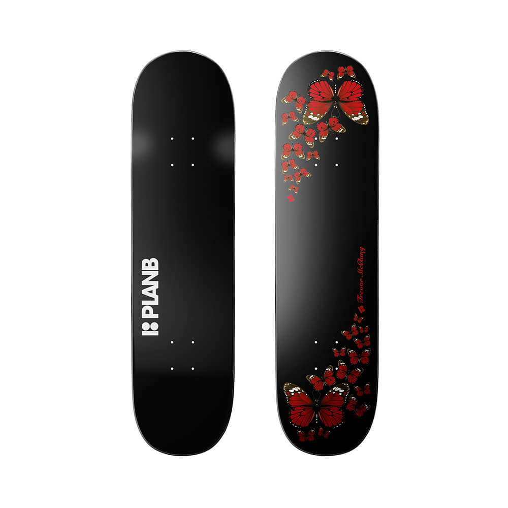 PLAN B MCCLUNG BUTTERFLIES TWIN TIP DECK 8.125
