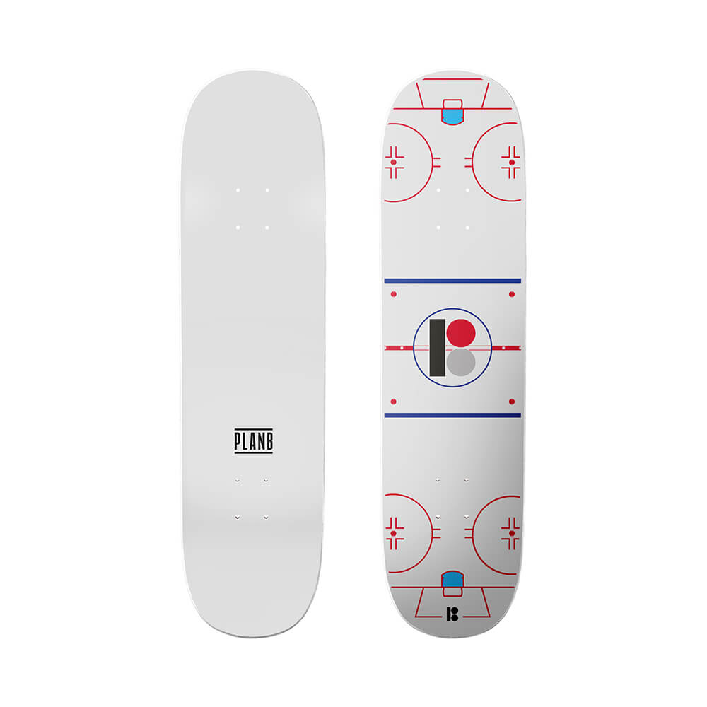 PLAN B TEAM FACEOFF TWIN TIP DECK 8.0