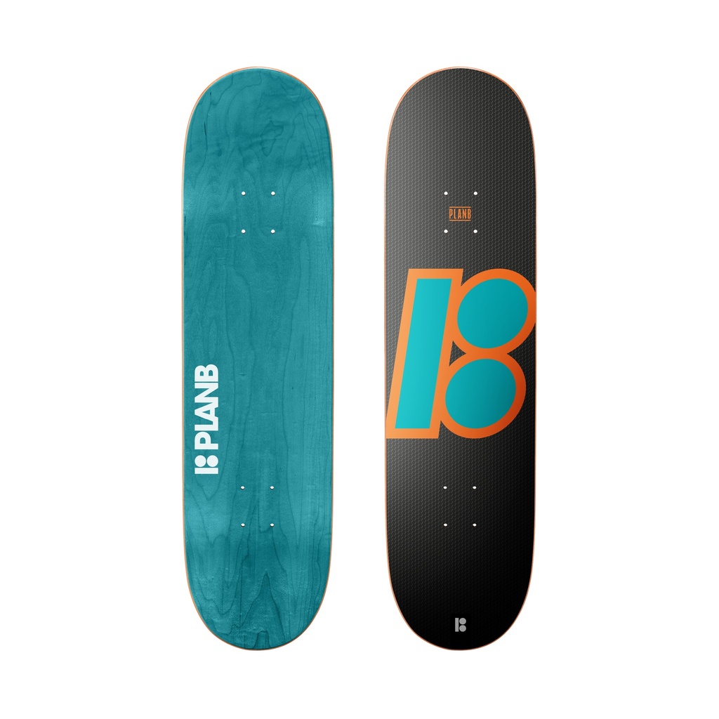 PLAN B TEAM SLANTED OG BLACK DECK 8.5