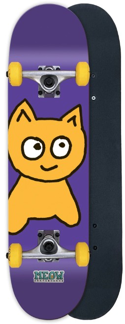 MEOW BIG CAT PURPLE SOFT TOP COMPLETE 7.00 X 29.00