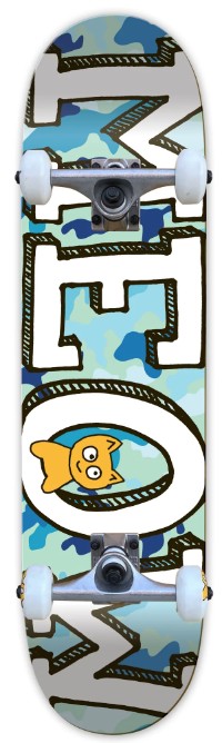 MEOW BIG CAT BLUE CAMO COMPLETE 8.00 X 32.00
