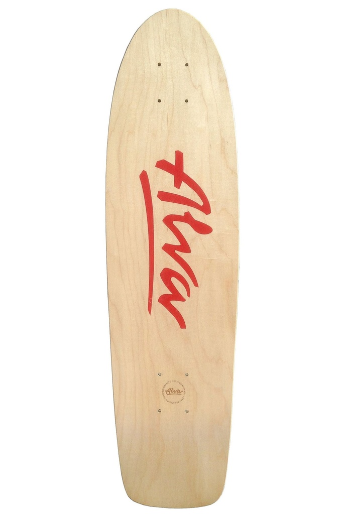 ALVA 1977 OG RED SHAPED DECK 7.75 X 29.5