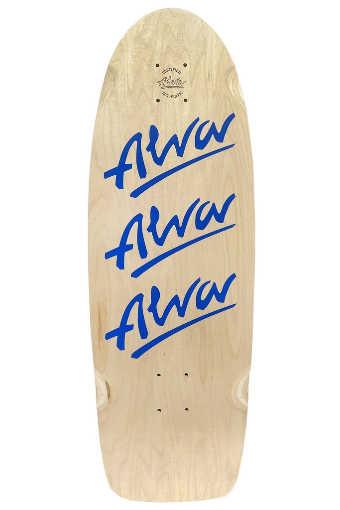 ALVA TRI-LOGO PIG TWILIGHT SHAPED WHEEL WELLS DECK 10.0 X 30.0