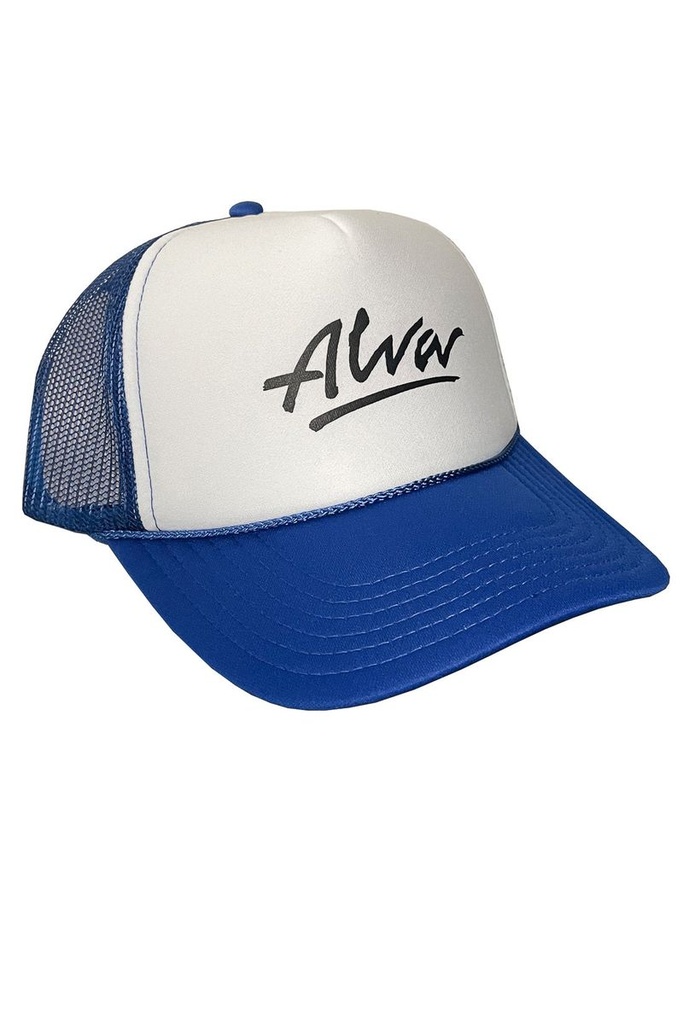 ALVA OG LOGO TRUCKER HAT BLUE/WHITE