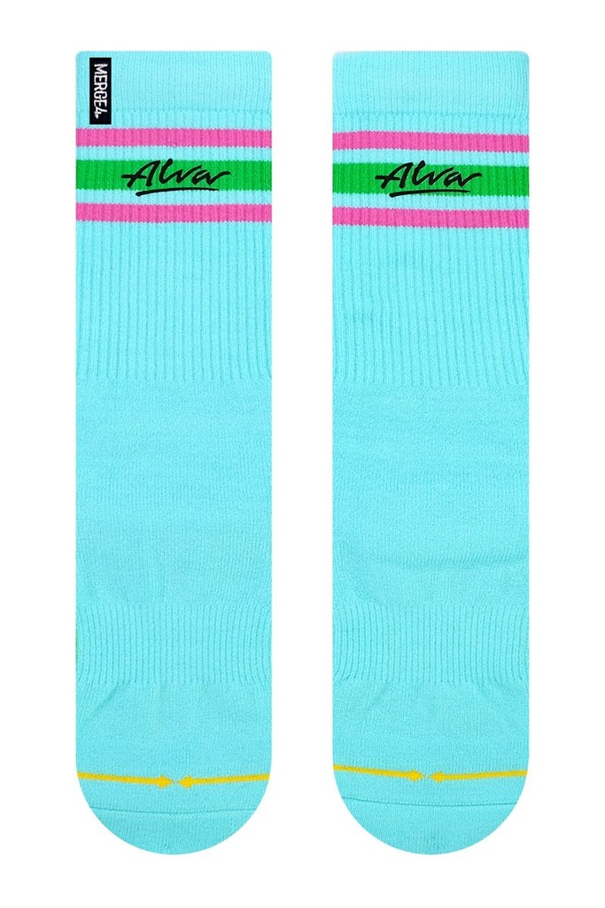 ALVA ALVA X MERGE4 STRIPES SOCKS