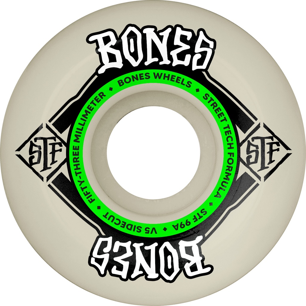 BONES STF SIDECUT V5 53MM 99A (SET OF 4)
